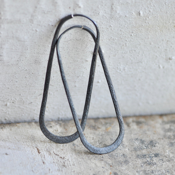 horseshoe hoop sterling silver